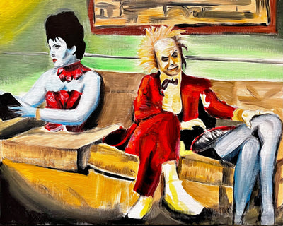 Beetlejuice Canvas Prints featuring vibrant, iconic character art from the classic film.
